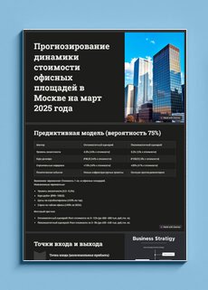 Прогнозирование динамики стоимости офисных площадей в Москве на март 2025 года